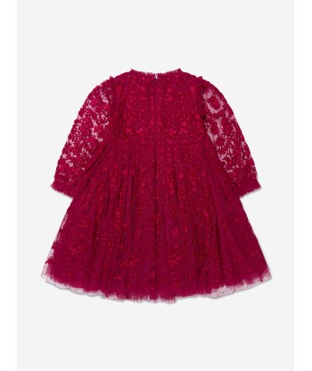 Needle & Thread Girls Olivia Ditsy Dress In Red chez Cornerstreet bien 