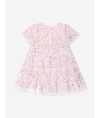 Needle & Thread Girls Annie Sequin Dress In Pink Profitez des Offres !