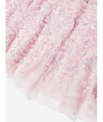 Needle & Thread Girls Annie Sequin Dress In Pink Profitez des Offres !