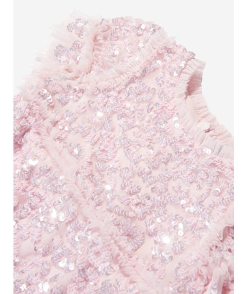 Needle & Thread Girls Annie Sequin Dress In Pink Profitez des Offres !