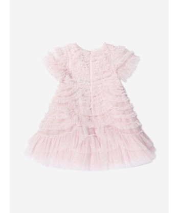 Needle & Thread Girls Marilla Ruffle Dress In Pink Comparez et commandez 