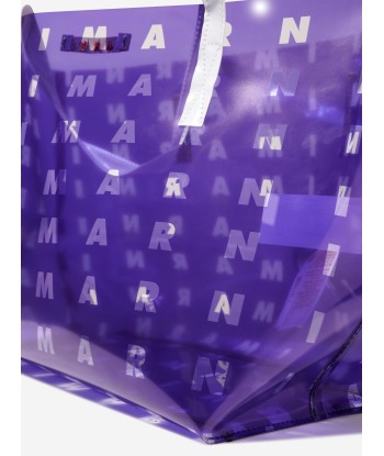 MARNI Girls Tote Bag in Blue livraison et retour toujours gratuits