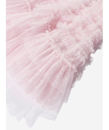 Needle & Thread Girls Marilla Ruffle Dress In Pink Comparez et commandez 