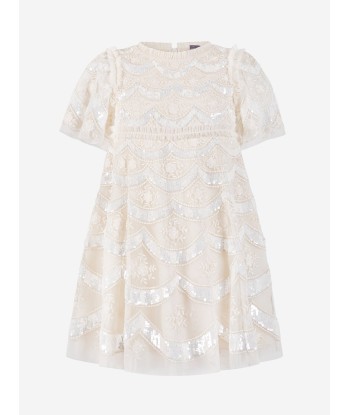 Needle & Thread Girls Fifi Dress in Cream offre 