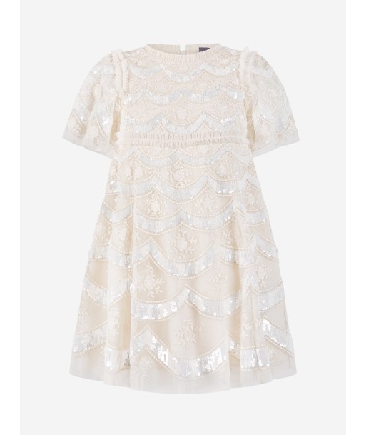 Needle & Thread Girls Fifi Dress in Cream offre 