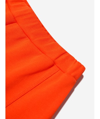 MARNI Kids Logo Jersey Shorts in Orange sélection de produits