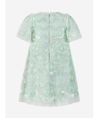 Needle & Thread Girls Fifi Dress in Green l'évolution des habitudes 