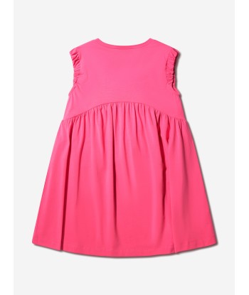 MARNI Girls Sleeveless Logo Dress in Pink 50% de réduction en Octobre 2024