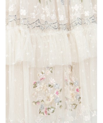 Needle & Thread Girls Primrose Bouquet Dress in Cream ouvre sa boutique