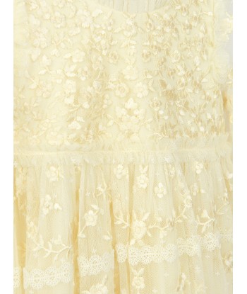 Needle & Thread Girls Sweetheart Lace Dress in Yellow Par le système avancé 