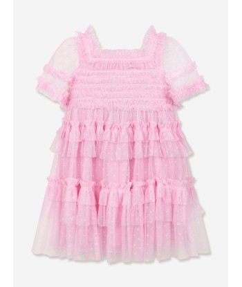 Needle & Thread Girls Peaches Smocked Dress in Pink votre restaurant rapide dans 