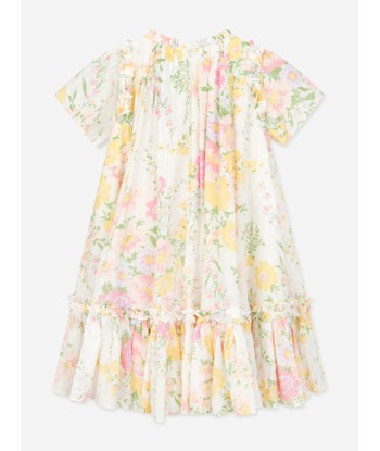 Needle & Thread Girls Sunrise Bloom Dress in Ivory en stock