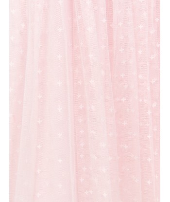 Needle & Thread Girls Rainbow Stripe Bodice Dress in Pink de la marque