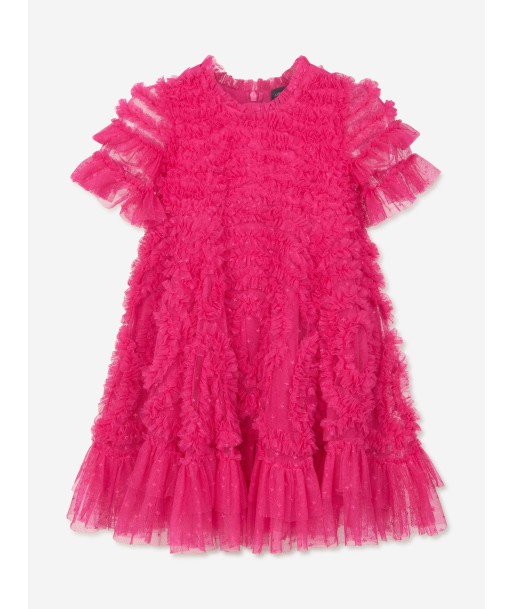 Needle & Thread Girls Verity Ruffle Dress in Pink des créatures d'habitude