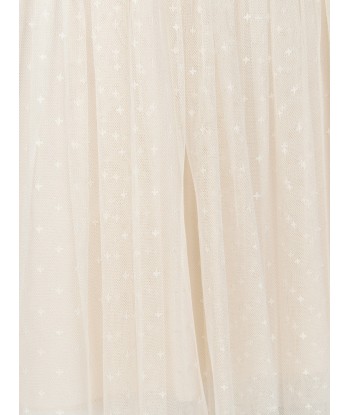 Needle & Thread Girls Rainbow Stripe Bodice Dress in Cream livraison et retour toujours gratuits