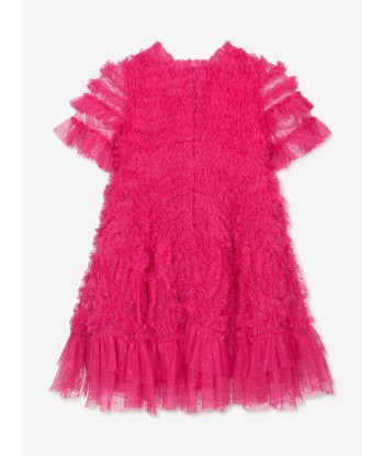 Needle & Thread Girls Verity Ruffle Dress in Pink des créatures d'habitude