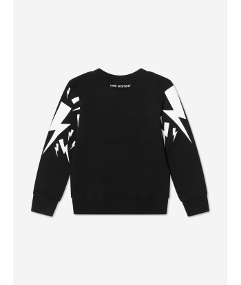 Neil Barrett Boys Lightning Bolt Print Sweatshirt vous aussi creer 