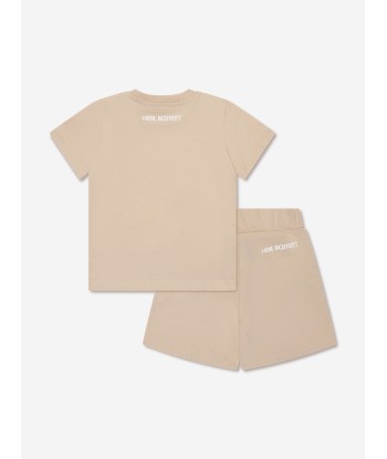 Neil Barrett Baby Boys T-Shirt And Shorts Set in Beige les ctes