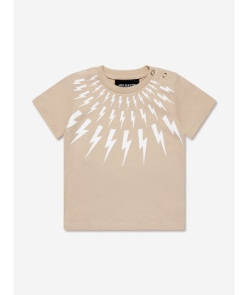 Neil Barrett Baby Boys T-Shirt And Shorts Set in Beige les ctes