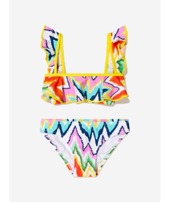 Nessi Byrd Girls Akeno Zig Zag Bikini in Multicolour de votre