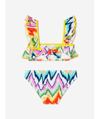 Nessi Byrd Girls Akeno Zig Zag Bikini in Multicolour de votre