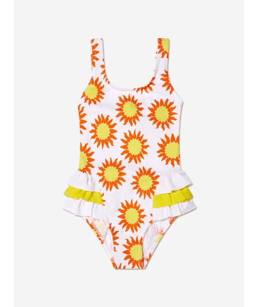 Nessi Byrd Girls Ursula Swimsuit in White les ctes