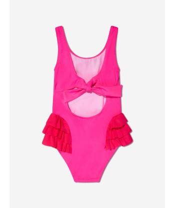 Nessi Byrd Girls Kira Swimsuit in Pink livraison gratuite