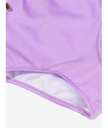 Nessi Byrd Girls Posh Lace Up Swimsuit in Lilac solde