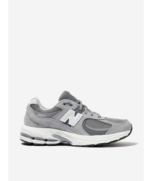 New Balance Kids 2002 Lace Up Logo Trainers in Grey votre