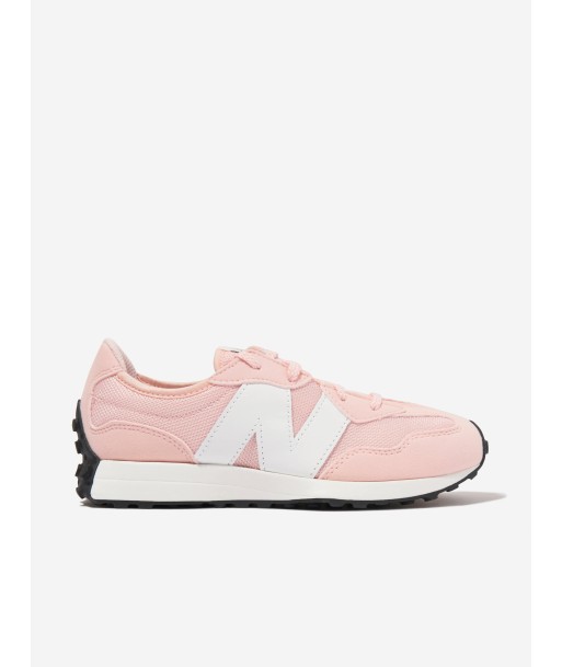 New Balance Girls 327 Lace Up Logo Trainers in Pink des créatures d'habitude