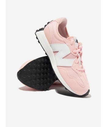 New Balance Girls 327 Lace Up Logo Trainers in Pink des créatures d'habitude