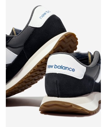 New Balance Kids 237 Lace Up Logo Trainers in Black s'inspire de l'anatomie humaine