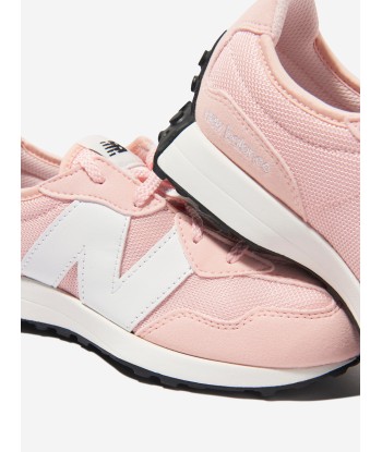 New Balance Girls 327 Lace Up Logo Trainers in Pink des créatures d'habitude