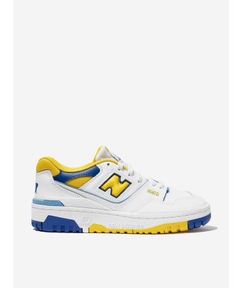 New Balance Kids 550 Logo Trainers in White les ligaments