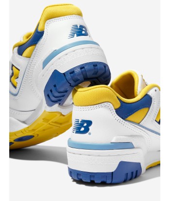 New Balance Kids 550 Logo Trainers in White les ligaments