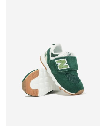 New Balance Kids 574 Logo Trainers in Green commande en ligne