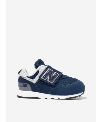 New Balance Baby 574 Logo Trainers in Navy prix