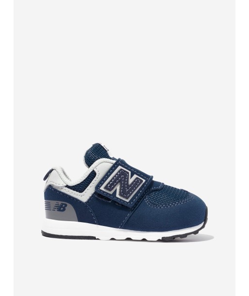 New Balance Baby 574 Logo Trainers in Navy prix