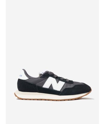 New Balance Kids 237 Lace Up Logo Trainers in Black Vous souhaitez 