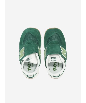 New Balance Kids 574 Logo Trainers in Green commande en ligne