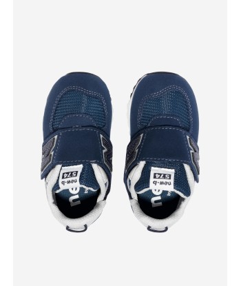 New Balance Baby 574 Logo Trainers in Navy prix