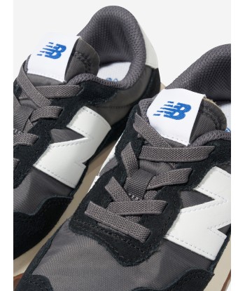 New Balance Kids 237 Lace Up Logo Trainers in Black Vous souhaitez 