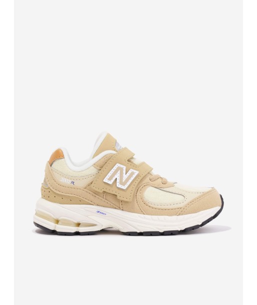 New Balance Kids 2002 Lace Up Logo Trainers in Beige Venez acheter