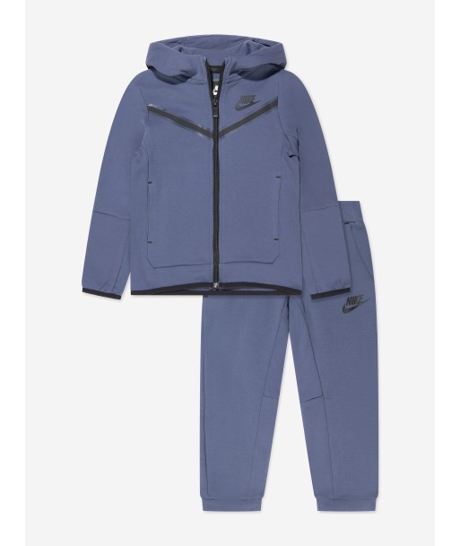 Nike Boys Tech Fleece Tracksuit in Blue solde