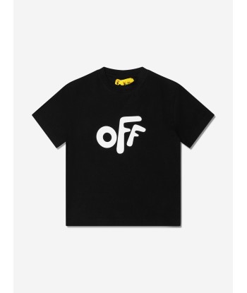 Off-White Boys Off Rounded T-Shirt la colonne vertébrale