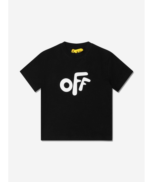 Off-White Boys Off Rounded T-Shirt la colonne vertébrale