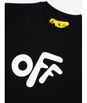 Off-White Boys Off Rounded T-Shirt la colonne vertébrale