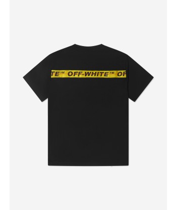 Off-White Boys Logo Industrial T-Shirt in Black la livraison gratuite