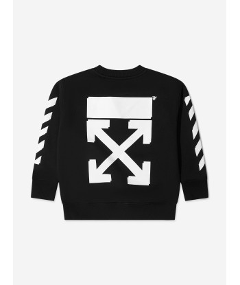 Off-White Boys Rubber Arrow Sweatshirt in Black Livraison rapide