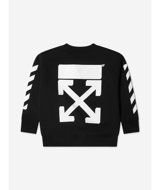 Off-White Boys Rubber Arrow Sweatshirt in Black Livraison rapide